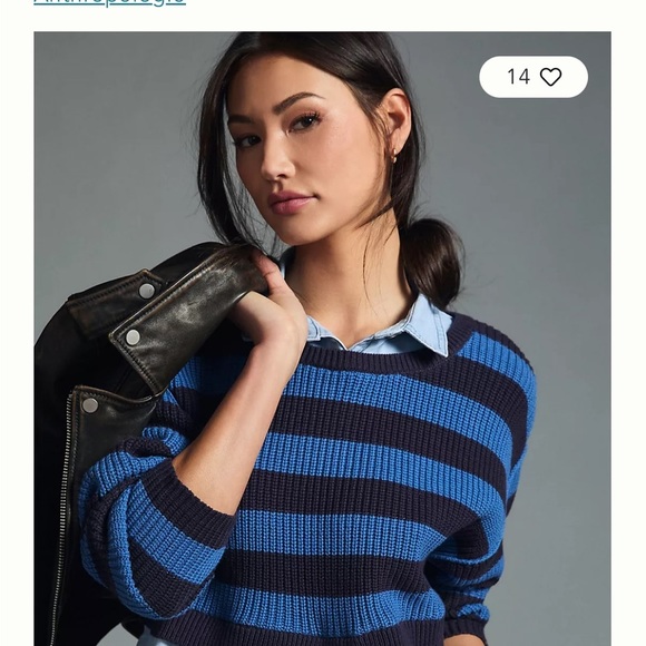 Anthropologie Sweaters - Anthropologie Layered Twofer Sweater